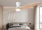 Потолок 2 лист твердый деревянный интегрировал домочадец лампы 110V вентилятора комнаты прожития
